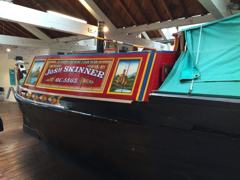 Narrowboat at the National Waterways Museum